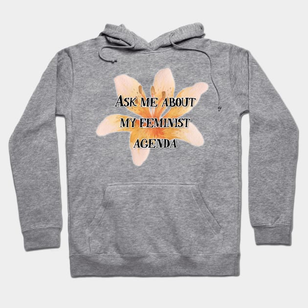 Feminist Agenda Hoodie by Jen Talley Design